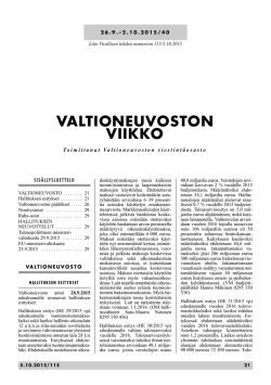 VALTIONEUVOSTON VIIKKO
