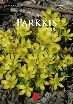 Parkkis 1/2015 - Uudenmaan Parkinson