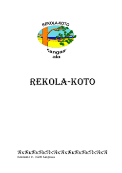 REKOLA-KOTO - Kangasalan kunta
