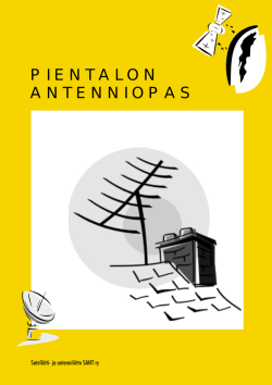 PIENTALON ANTENNIOPAS - Satelliitti