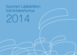 Toimintakertomus 2014 - Suomen Lääkäriliitto