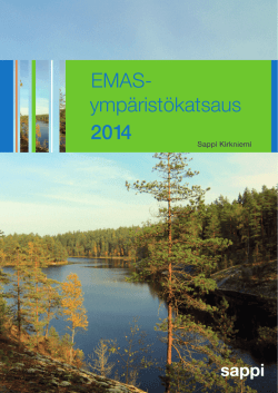 EMAS- ympäristökatsaus 2014