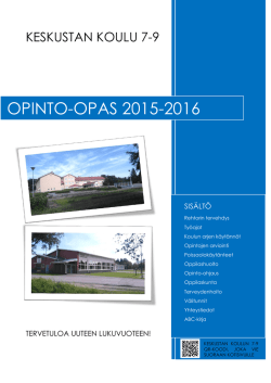 Opinto-opas 2015-2016