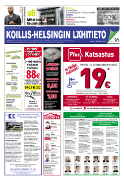 Koillis-Helsingin Lähitieto 36/30092015