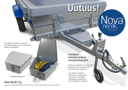Uutuus! - Nova Nordic Carrybox