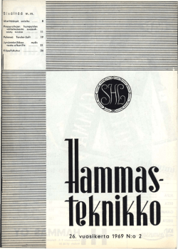 HT 2 1969 - Suomen Hammasteknikkoseura ry