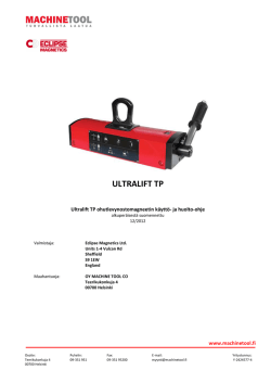 ultralift tp - Oy Machine Tool Co