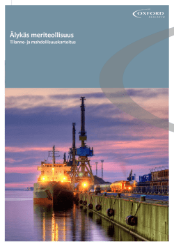 Älykäs meriteollisuus - Tilanne- ja mahdollisuuskartoitus