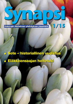 Synapsi 2015 - Helsingin Alzheimer