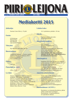 Piirileijona mediakortti 2015