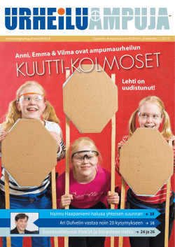 KUUTTI-KOLMOSET - Suomen Ampumaurheiluliitto ry