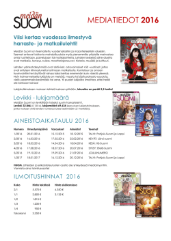 Mediakortti, Meidän Suomi 2016