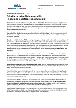 Rovaniemen maalaiskunta - Napapiirin Residuum Oy