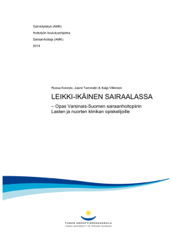 5 leikki-ikäinen sairaalassa