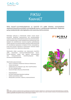 FIKSU LT Kaava - Cadstore24.fi