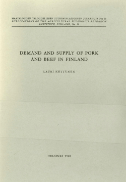DEMAND AND SUPPLY OF PORK AND BEEF IN FINLAND