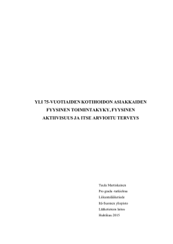 Linkki julkaisuun - UEF Electronic Publications - Itä