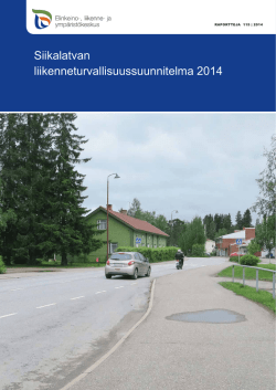 Siikalatvan liikenneturvallisuussuunnitelma 2014