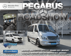 Mercedes-Benz Pegabus RoadShow 2015
