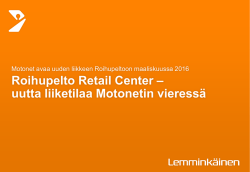 Roihupelto Retail Center