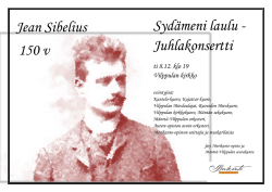 Jean Sibelius 150 v Sydämeni laulu - Juhlakonsertti