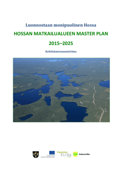 HOSSAN MATKAILUALUEEN MASTER PLAN 2015–2025