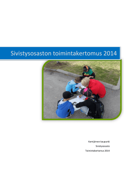 Sivistysosaston toimintakertomus 2014