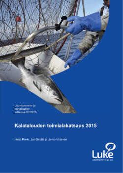 Kalatalouden toimialakatsaus 2015 - Jukuri