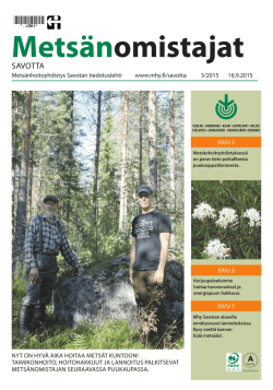 SAVOTTA - Metsänhoitoyhdistykset