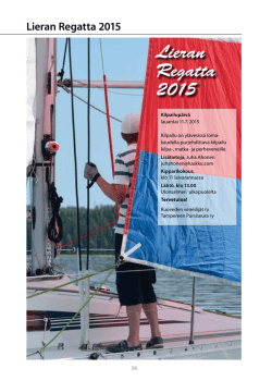 Lieran Regatta 2015 - Tampereen Pursiseura