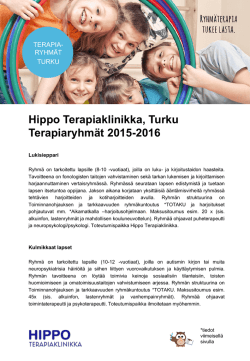 Turun terapiaryhmät - Hippo Terapiaklinikka