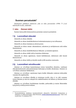 Suomen perustuslaki1