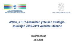 AVI_ELY_strategian valmistelu_2015_tilannekatsaus_24.9.2015