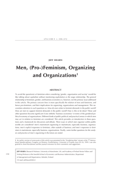 Men - Nordic Journal of Business