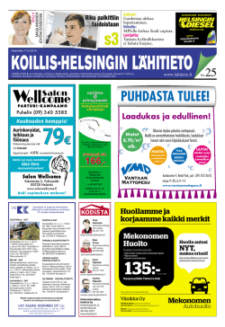 Koillis-Helsingin Lähitieto 25/17062015