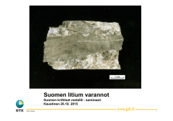 Suomen litium varannot →