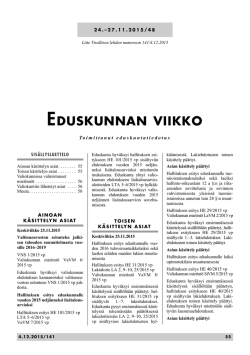 EDUSKUNNAN VIIKKO