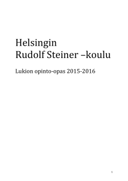 Helsingin Rudolf Steiner –koulu