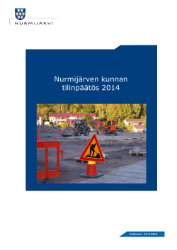 Nurmijärven kunnan tilinpäätös 2014