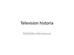 Televisio ja politiikka