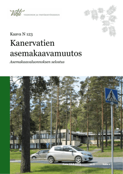 Asemakaavaluonnoksen selostus