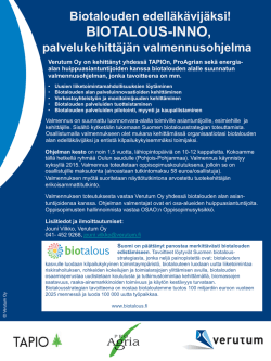Biotalous-Inno Oulu – Yleisesite