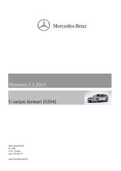 C-sarja farmari - Mercedes-Benz