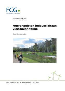Murronpuiston hulevesisaltaan