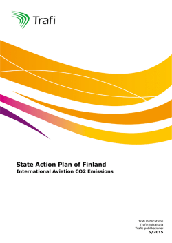 State Action Plan of Finland International Aviation CO2