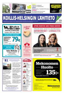 Koillis-Helsingin Lähitieto 19/06052015