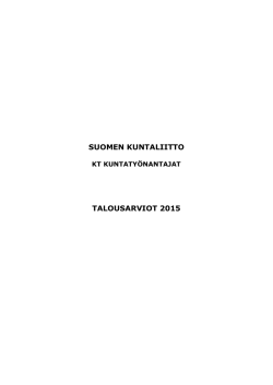 Talousarviot 2015