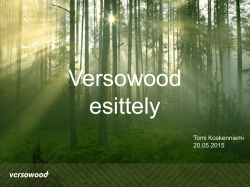 Versowood esittely