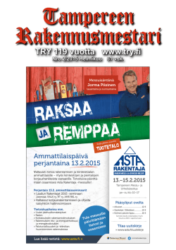 2 / 2015 – Tampereen Rakennusmestari