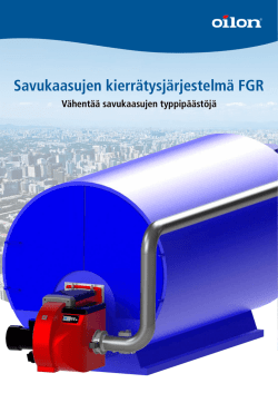 Savukaasujen kierrätysjärjestelmä FGR